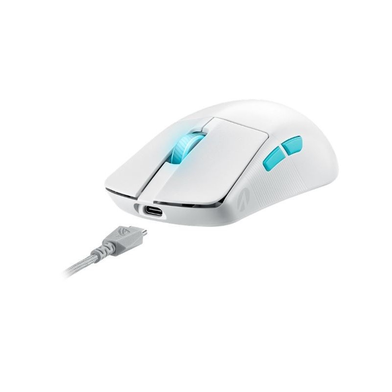 Mysz bezprzewodowa ROG Harpe Ace Aim LAB Edition White  Mysz bezprzewodowa ROG Harpe Ace Aim LAB Edition White