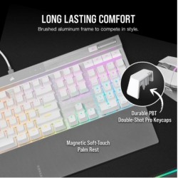 Klawiatura optyczno-mechaniczna K70 Pro RGB Biała Klawiatura optyczno-mechaniczna K70 Pro RGB Biała