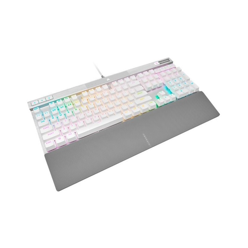 Klawiatura optyczno-mechaniczna K70 Pro RGB Biała
