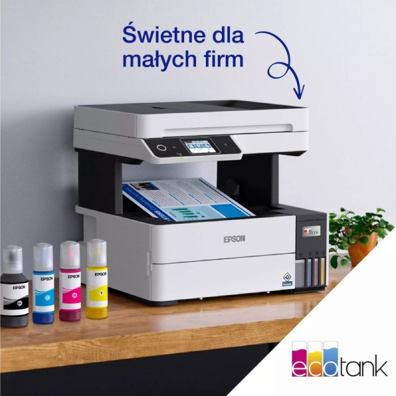 Urządzenie wielofunkcyjne EcoTank L6499 A4/4-in-1/3.3pl/37ppm/ADF35/PCL+PS  Urządzenie wielofunkcyjne EcoTank L6499 A4/4-in-1/3.3pl/37ppm/ADF35/PCL+PS