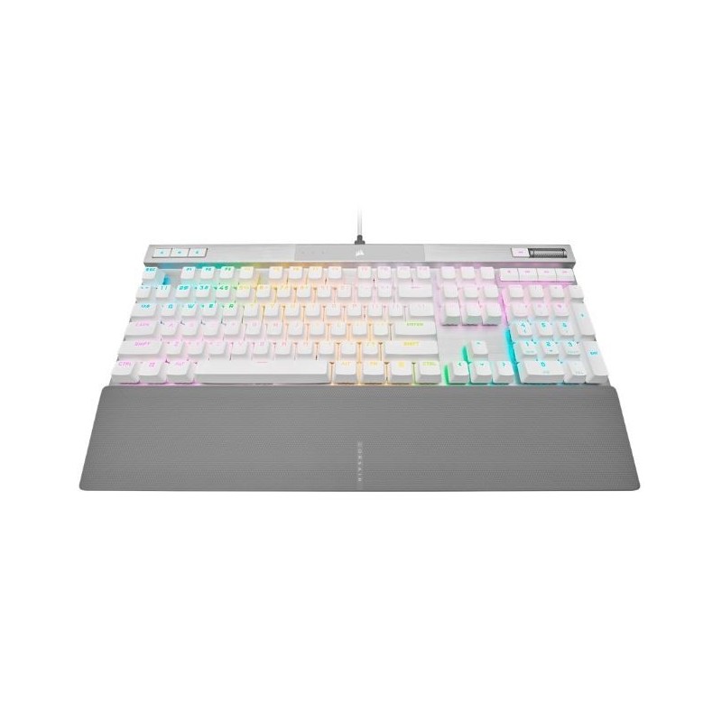 Klawiatura optyczno-mechaniczna K70 Pro RGB Biała