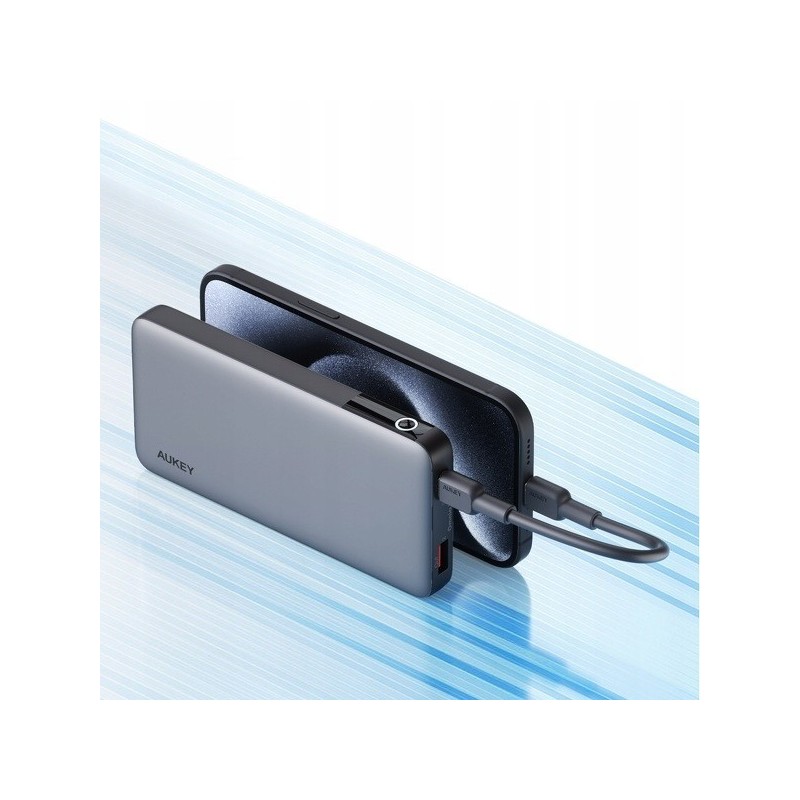 Power Bank PB-Y41 | 10000mAh | 30W | 2xUSB | PD 3.0 QC 3.0 LED Power Bank PB-Y41 | 10000mAh | 30W | 2xUSB | PD 3.0 QC 3.0 LED