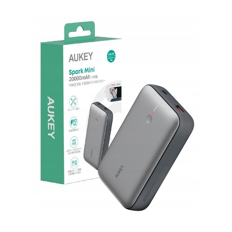 Mini Power Bank PB-Y57| 20000mAh | 22.5W | 2xUSB | PD 3.0 QC 3.0 LED