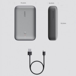 Mini Power Bank PB-Y57| 20000mAh | 22.5W | 2xUSB | PD 3.0 QC 3.0 LED Mini Power Bank PB-Y57| 20000mAh | 22.5W | 2xUSB | PD 3.0 QC 3.0 LED
