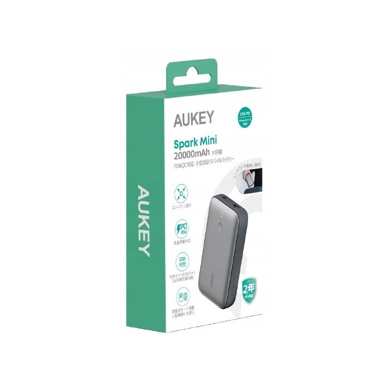 Mini Power Bank PB-Y57| 20000mAh | 22.5W | 2xUSB | PD 3.0 QC 3.0 LED Mini Power Bank PB-Y57| 20000mAh | 22.5W | 2xUSB | PD 3.0 QC 3.0 LED