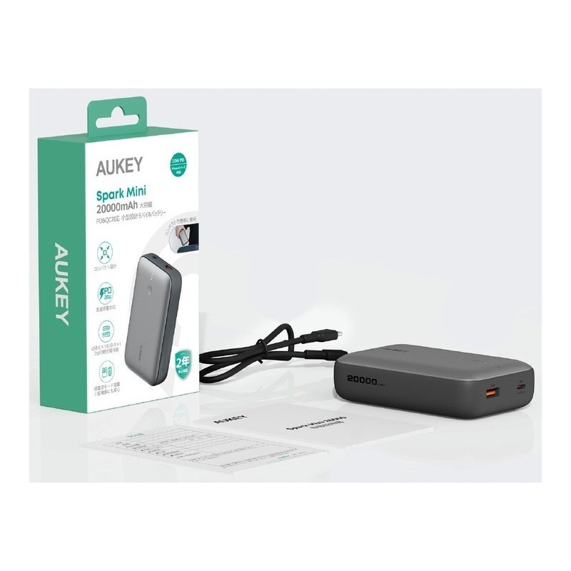 Mini Power Bank PB-Y57| 20000mAh | 22.5W | 2xUSB | PD 3.0 QC 3.0 LED Mini Power Bank PB-Y57| 20000mAh | 22.5W | 2xUSB | PD 3.0 QC 3.0 LED