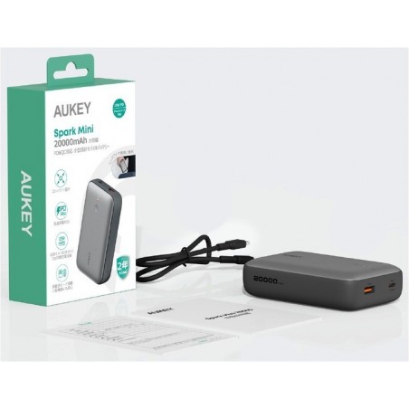 Mini Power Bank PB-Y57| 20000mAh | 22.5W | 2xUSB | PD 3.0 QC 3.0 LED Mini Power Bank PB-Y57| 20000mAh | 22.5W | 2xUSB | PD 3.0 QC 3.0 LED
