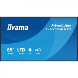 Monitor 65 cali LH6564UHS-B1AG, 24/7,VA,ANDROID14,4K,500cd,5000:1,    2xHDMI ,USB-C,RJ45, RS-232c, IR, 2x10W, 2xUSB, UCHWYT ŚCI