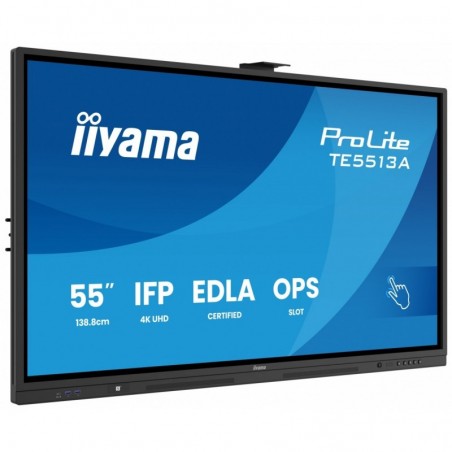 Monitor 55 cali TE5513A-B1AG INFRARED,40pkt,IPS,4K,7H,450cd/m2, WiFi,USB, ANDROID 14, Google EDLA,2x20W, UCHWYT CIENNY Monitor 55 cali TE5513A-B1AG INFRARED,40pkt,IPS,4K,7H,450cd/m2, WiFi,USB, ANDROID 14, Google EDLA,2x20W, UCHWYT CIENNY