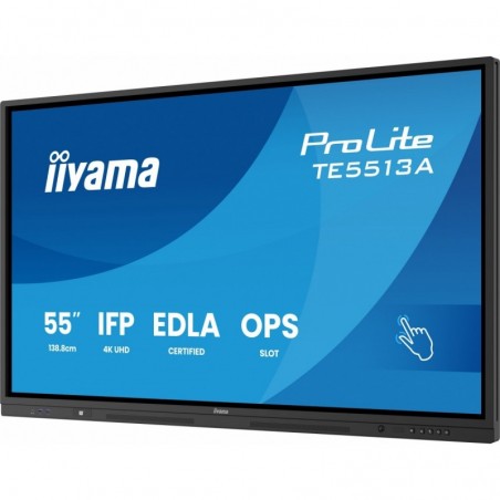 Monitor 55 cali TE5513A-B1AG INFRARED,40pkt,IPS,4K,7H,450cd/m2, WiFi,USB, ANDROID 14, Google EDLA,2x20W, UCHWYT CIENNY Monitor 55 cali TE5513A-B1AG INFRARED,40pkt,IPS,4K,7H,450cd/m2, WiFi,USB, ANDROID 14, Google EDLA,2x20W, UCHWYT CIENNY