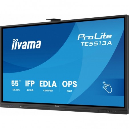 Monitor 55 cali TE5513A-B1AG INFRARED,40pkt,IPS,4K,7H,450cd/m2, WiFi,USB, ANDROID 14, Google EDLA,2x20W, UCHWYT CIENNY Monitor 55 cali TE5513A-B1AG INFRARED,40pkt,IPS,4K,7H,450cd/m2, WiFi,USB, ANDROID 14, Google EDLA,2x20W, UCHWYT CIENNY