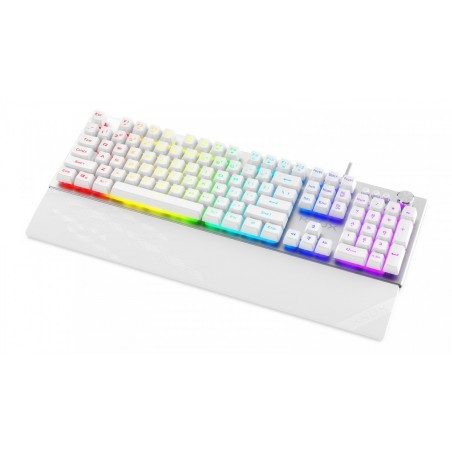 Klawiatura Frost RGB srebrno-biała Klawiatura Frost RGB srebrno-biała