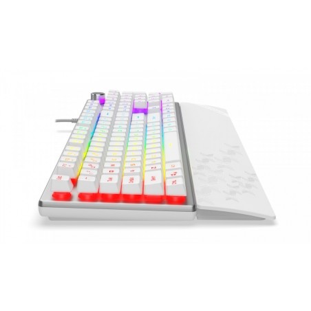 Klawiatura Frost RGB srebrno-biała Klawiatura Frost RGB srebrno-biała