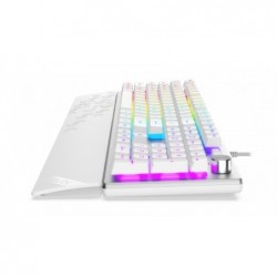 Klawiatura Frost RGB srebrno-biała Klawiatura Frost RGB srebrno-biała