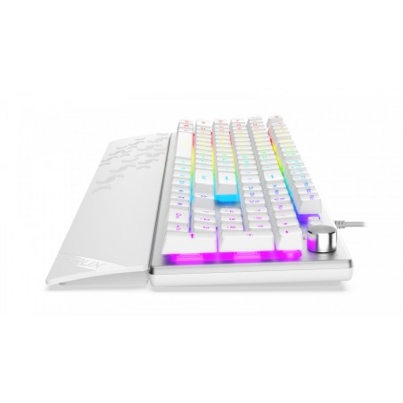 Klawiatura Frost RGB srebrno-biała Klawiatura Frost RGB srebrno-biała