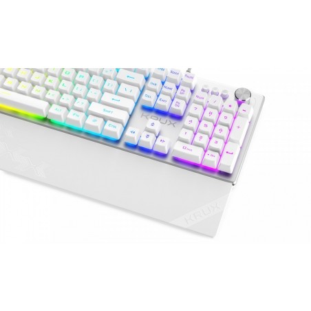 Klawiatura Frost RGB srebrno-biała Klawiatura Frost RGB srebrno-biała