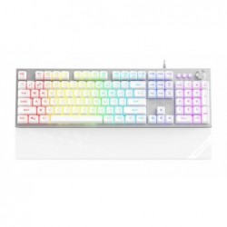 Klawiatura Frost RGB srebrno-biała Klawiatura Frost RGB srebrno-biała