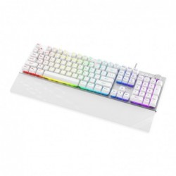 Klawiatura Frost RGB srebrno-biała Klawiatura Frost RGB srebrno-biała