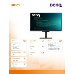 Monitor 31.5 cala RD320U 4K LED 5ms/60Hz/IPS Monitor 31.5 cala RD320U 4K LED 5ms/60Hz/IPS