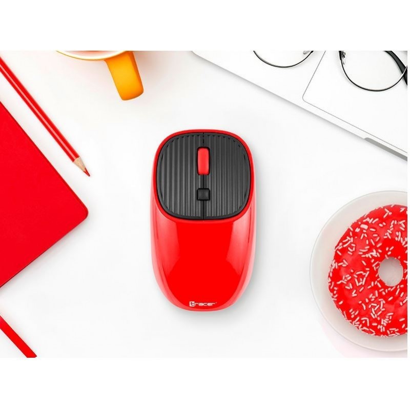 Mysz WAVE RF 2.4 Ghz RED  Mysz WAVE RF 2.4 Ghz RED