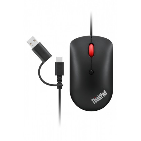 Kompaktowa mysz przewodowa USB-C ThinkPad 4Y51D20850 Kompaktowa mysz przewodowa USB-C ThinkPad 4Y51D20850