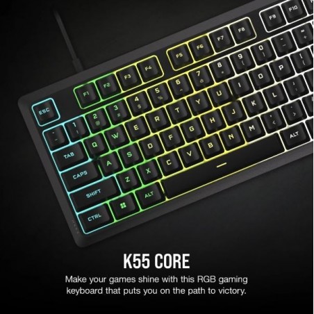 Klawiatura mechaniczna K55 Core RGB Black Klawiatura mechaniczna K55 Core RGB Black