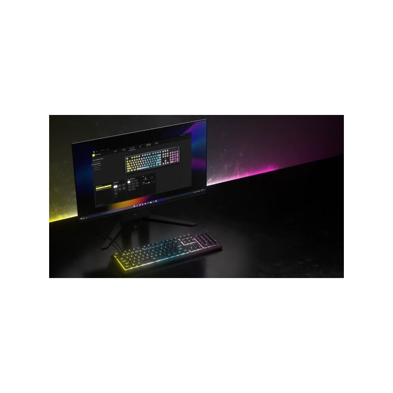 Klawiatura mechaniczna K55 Core RGB Black  Klawiatura mechaniczna K55 Core RGB Black