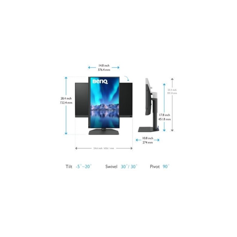 Monitor 27 cali SW272Q 2K LED 5ms/IPS/60HZ/FOTO Monitor 27 cali SW272Q 2K LED 5ms/IPS/60HZ/FOTO