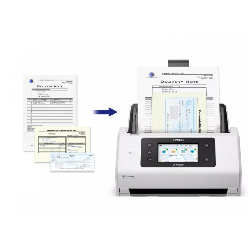 Skaner WF DS-900WN A4/ADF100/140ipm/(W)GLAN/USB3.2 Skaner WF DS-900WN A4/ADF100/140ipm/(W)GLAN/USB3.2