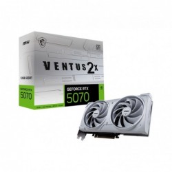 Karta graficzna GeForce RTX 5070 12G VENTUS 2X OC WHITE GDDR7 192bit Karta graficzna GeForce RTX 5070 12G VENTUS 2X OC WHITE GDDR7 192bit