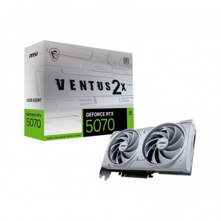 Karta graficzna GeForce RTX 5070 12G VENTUS 2X OC WHITE GDDR7 192bit Karta graficzna GeForce RTX 5070 12G VENTUS 2X OC WHITE GDDR7 192bit