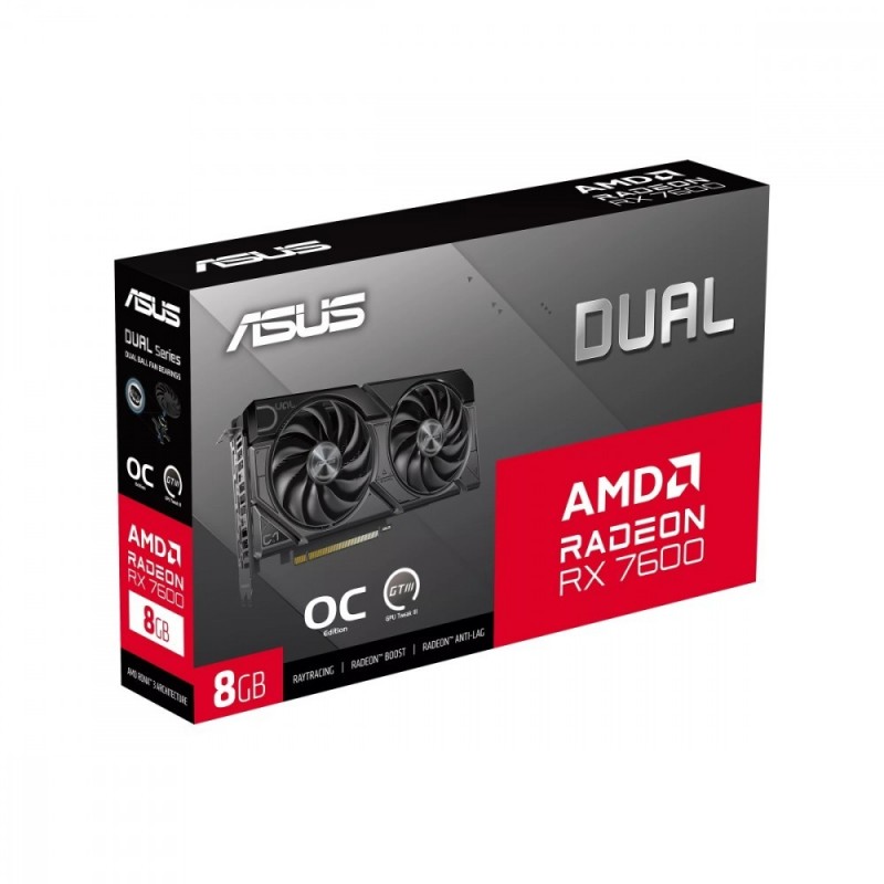 Karta graficzna Dual Radeon RX 7600 EVO OC Edition 8GB GDDR6 Karta graficzna Dual Radeon RX 7600 EVO OC Edition 8GB GDDR6