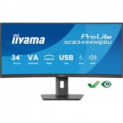 Monitor 34 cali XCB3494WQSU-B1 VA,UWQHD,1500R,2xHDMI,DP,2xUSB,2xUSB-C Monitor 34 cali XCB3494WQSU-B1 VA,UWQHD,1500R,2xHDMI,DP,2xUSB,2xUSB-C