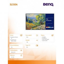 Monitor 55 cali SL5504 4K 1200:1/3840x2160/HDMI Monitor 55 cali SL5504 4K 1200:1/3840x2160/HDMI