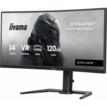 Monitor 34 cale G-Master GCB3482WQSU-B1,VA,UWQHD,120HZ,1500R, 21:9, 500cd,2x5W Monitor 34 cale G-Master GCB3482WQSU-B1,VA,UWQHD,120HZ,1500R, 21:9, 500cd,2x5W