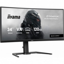 Monitor 34 cale G-Master GCB3482WQSU-B1,VA,UWQHD,120HZ,1500R, 21:9, 500cd,2x5W Monitor 34 cale G-Master GCB3482WQSU-B1,VA,UWQHD,120HZ,1500R, 21:9, 500cd,2x5W
