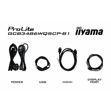Monitor G-Master 34 cale GCB3486WQSCP-B1,VA,UWQHD,240HZ,1500R,500cd,21:9, USB-C dock 95W, RJ45, 2x5W Monitor G-Master 34 cale GCB3486WQSCP-B1,VA,UWQHD,240HZ,1500R,500cd,21:9, USB-C dock 95W, RJ45, 2x5W