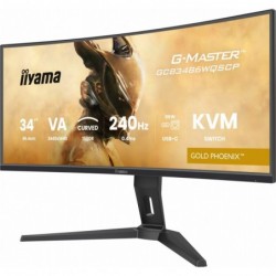 Monitor G-Master 34 cale GCB3486WQSCP-B1,VA,UWQHD,240HZ,1500R,500cd,21:9, USB-C dock 95W, RJ45, 2x5W Monitor G-Master 34 cale GCB3486WQSCP-B1,VA,UWQHD,240HZ,1500R,500cd,21:9, USB-C dock 95W, RJ45, 2x5W