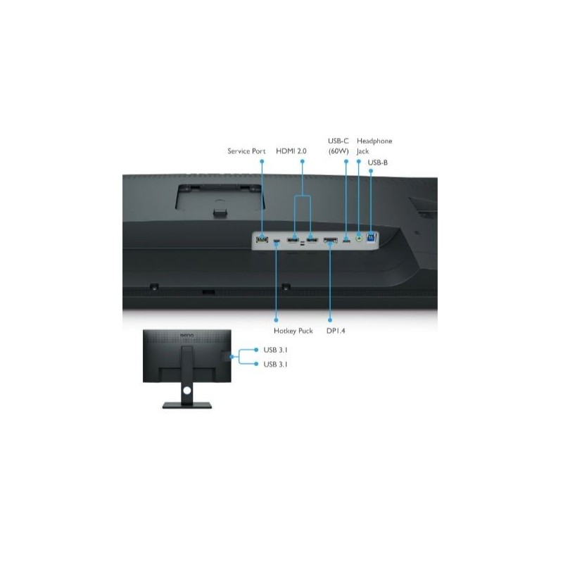 Monitor 31.5 cala SW321C 4K LED 4ms/4K/1000:1/HDMI