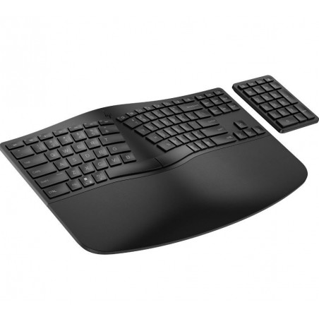 Ergonomiczna klawiatura bezprzewodowa + numeryczna 965 7E756AA czarna Ergonomiczna klawiatura bezprzewodowa + numeryczna 965 7E756AA czarna