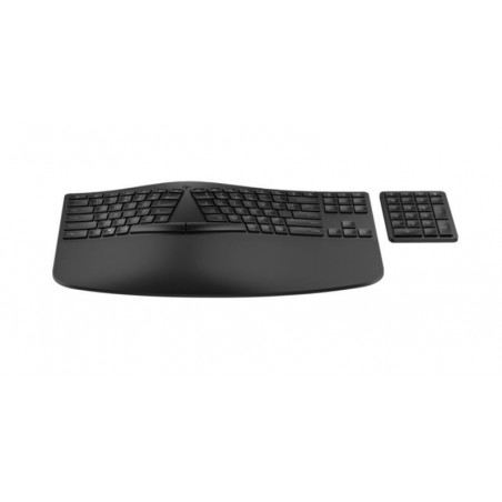 Ergonomiczna klawiatura bezprzewodowa + numeryczna 965 7E756AA czarna Ergonomiczna klawiatura bezprzewodowa + numeryczna 965 7E756AA czarna