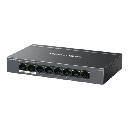 TP-LINK 8-Port Gigabit Desktop Switch with 7-Port PoE+ PORT 7x Gigabit PoE+ Ports 1x Gigabit Non-PoE Ports TP-LINK 8-Port Gigabit Desktop Switch with 7-Port PoE+ PORT 7x Gigabit PoE+ Ports 1x Gigabit Non-PoE Ports