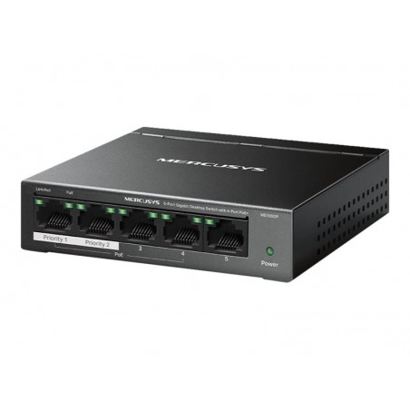 TP-LINK 5-Port Gigabit Desktop Switch with 4-Port PoE+ TP-LINK 5-Port Gigabit Desktop Switch with 4-Port PoE+
