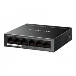 TP-LINK 6-Port 10/100 Mbps Desktop Switch with 4-Port PoE+ PORT 4x 10/100 Mbps PoE+ Ports 2x 10/100 Mbps Non-PoE Ports