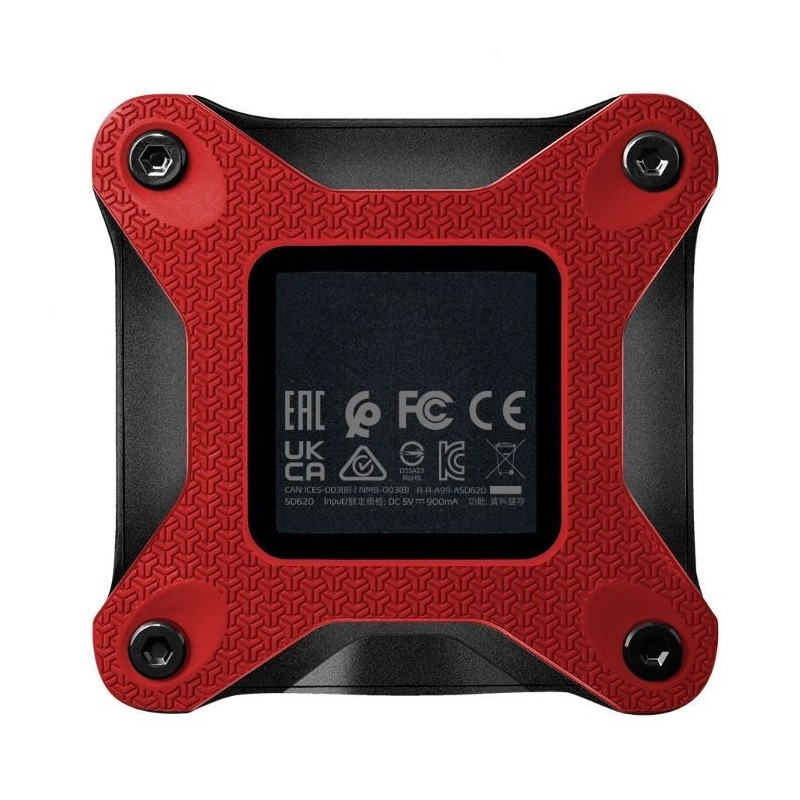 Zewnętrzny dysk SSD SD620 2TB U3.2A 520/460 MB/s Red Zewnętrzny dysk SSD SD620 2TB U3.2A 520/460 MB/s Red