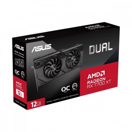 Karta graficzna Radeon RX 7700 XT DUAL OC 12GB GDDR6 192bit 3DP Karta graficzna Radeon RX 7700 XT DUAL OC 12GB GDDR6 192bit 3DP