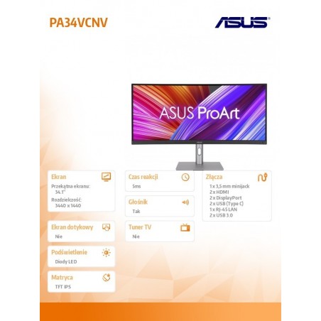 Monitor 34 cale PA34VCNV Monitor 34 cale PA34VCNV