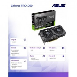 Karta graficzna GeForce RTX 4060 EVO OC 8GB GDDR6 128bit 3DP Karta graficzna GeForce RTX 4060 EVO OC 8GB GDDR6 128bit 3DP