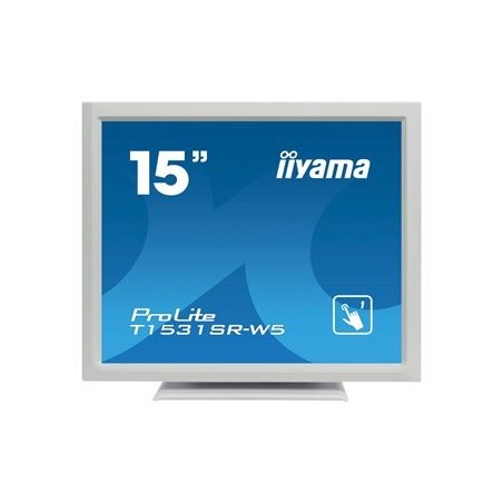 IIYAMA T1531SR-W5 Monitor IIyama T1531SR-W5 15inch, TN touchscreen, 1024x768, D-Sub/DVI, głośniki IIYAMA T1531SR-W5 Monitor IIyama T1531SR-W5 15inch, TN touchscreen, 1024x768, D-Sub/DVI, głośniki