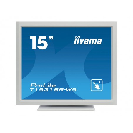 IIYAMA T1531SR-W5 Monitor IIyama T1531SR-W5 15inch, TN touchscreen, 1024x768, D-Sub/DVI, głośniki IIYAMA T1531SR-W5 Monitor IIyama T1531SR-W5 15inch, TN touchscreen, 1024x768, D-Sub/DVI, głośniki
